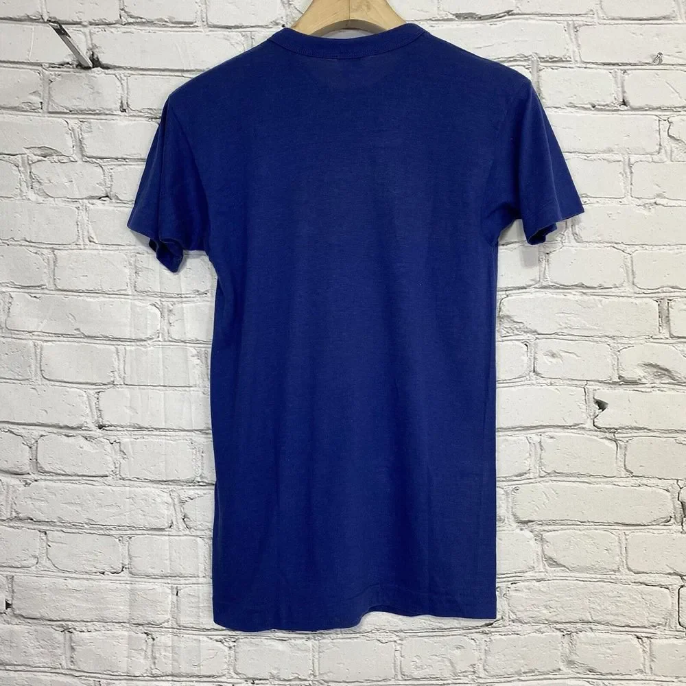 Vintage 80s Champion Dallas Cowboys T Shirt Men's Size M Single Stitch USA 50/50 - Picture 2 of 16